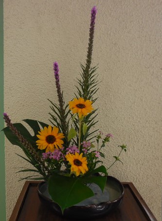 三日市公民館クラブ「華道」の作品