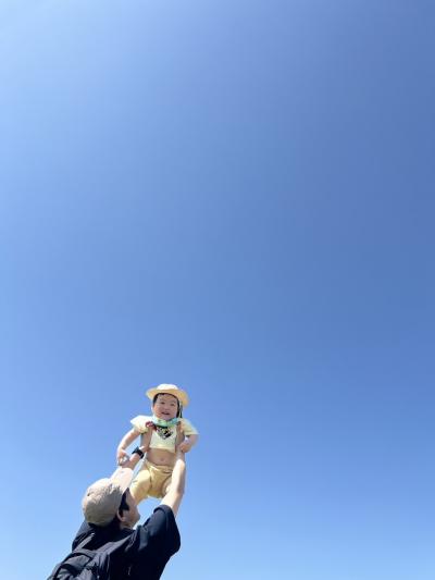 高い高い！楽しいなぁ