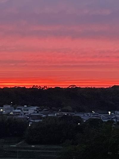 真っ赤西の空