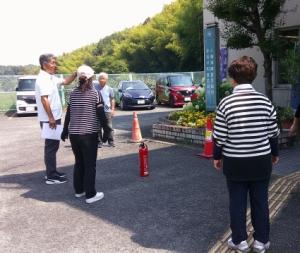 消防訓練の様子