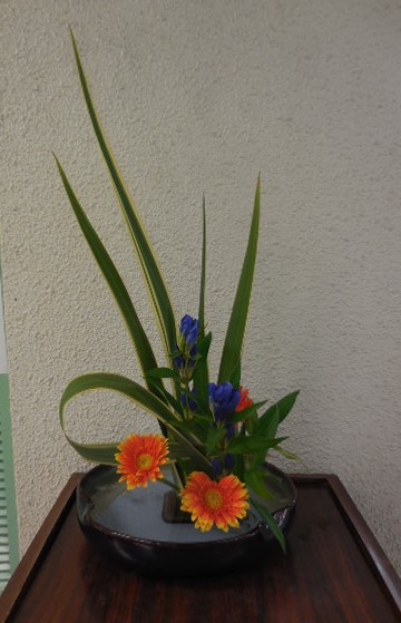 三日市公民館クラブ「華道」の作品