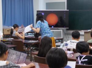 天文教室の様子1