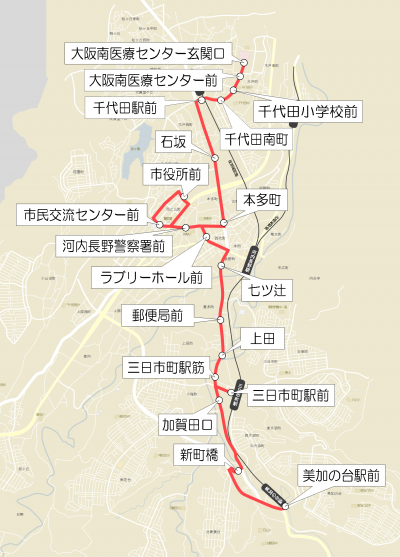モックルコミュニティバス旧ルート