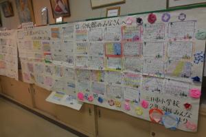 公民館見学お礼の手紙　三日市小学校２年生から