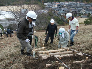 25年度階段づくりの様子その1