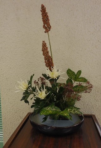 三日市公民館クラブ「華道」の作品