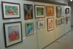 活動発表会「いわわき」展示の様子