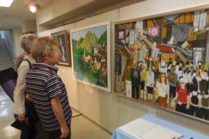 活動発表会「いわわき」展示の様子