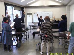 太陽がくれた季節の振りを練習