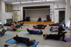 活動発表会「シルバー健康武道会」の様子