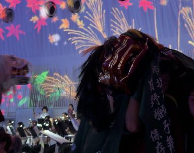 日野地区の獅子舞