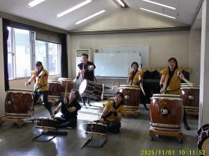 和太鼓チーム「晴嵐」の演奏