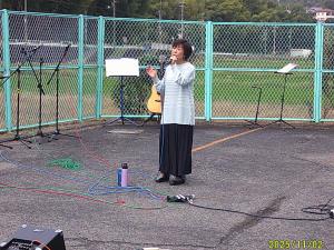 安村先生の独唱