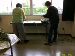 グルーガンで付ける