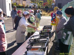 干し方をアドバイス