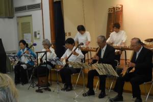 活動発表会「琴絃会」発表の様子