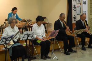 活動発表会「琴絃会」発表の様子