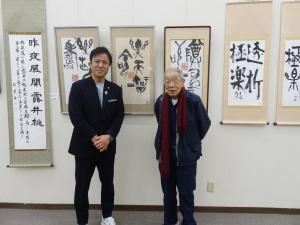 河内長野市文化祭視察(市内)