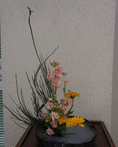 三日市公民館クラブ「華道」の作品