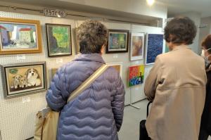 活動発表会「彩美会」展示の様子