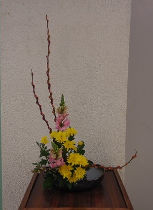 三日市公民館クラブ「華道」の作品