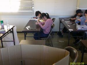 割り箸をつける