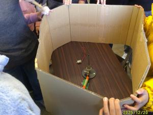 ガスバーナーとモーター