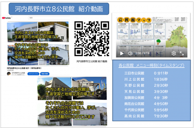 河内長野市立公民館　紹介動画の案内