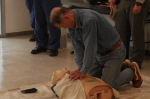 「救命入門コース」講座の様子