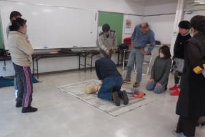 「救命入門コース」講座の様子