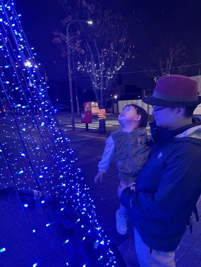 初めてのイルミネーション