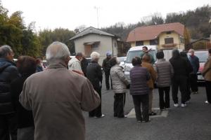 三日市公民館　自衛消防訓練の様子