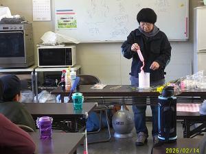 風船がしぼみました。