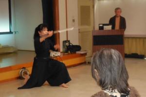 「居合に学ぶスウィング法則」講座の様子
