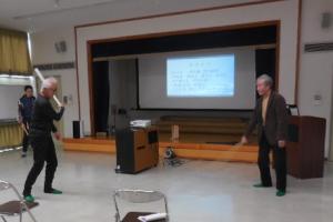 「居合に学ぶスウィング法則」講座の様子