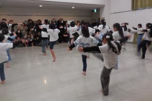 「キッズステップダンス　ミニ発表会」の様子