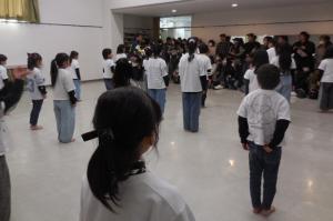 「キッズステップダンス　ミニ発表会」の様子