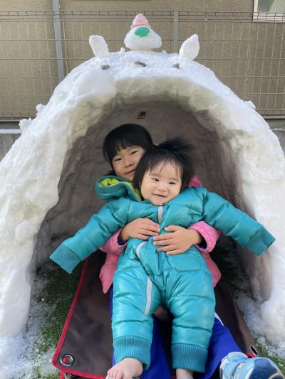 初めてのかまくら