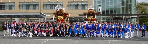 松ケ丘大佐地車130周年記念 里帰り曳行