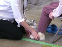 インストールで靴が合っているか確認