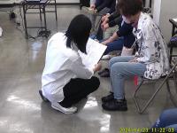 フットプリントを見てアドバイス