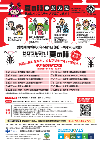クビアカツヤカミキリ夏の陣ウラ