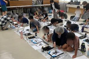 高向小学校 ふれあい合校の様子