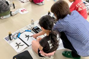 高向小学校　ふれあい合校の様子