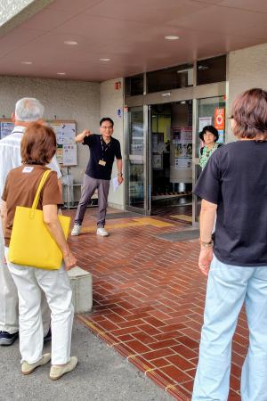 自衛消防訓練の様子