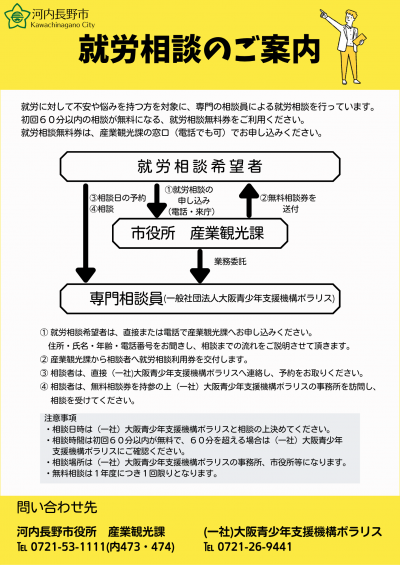 就労相談のご案内