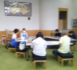 英語多読ひろばの様子の写真です。