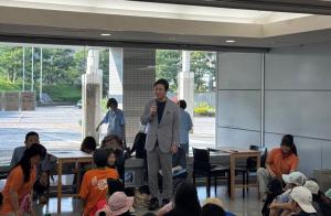 「学びの森」の村 開村式(庁内)