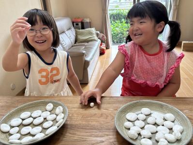 白玉団子を作ったよ