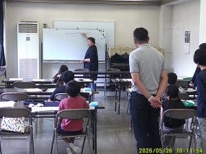 天野小学校3年生の公民館見学